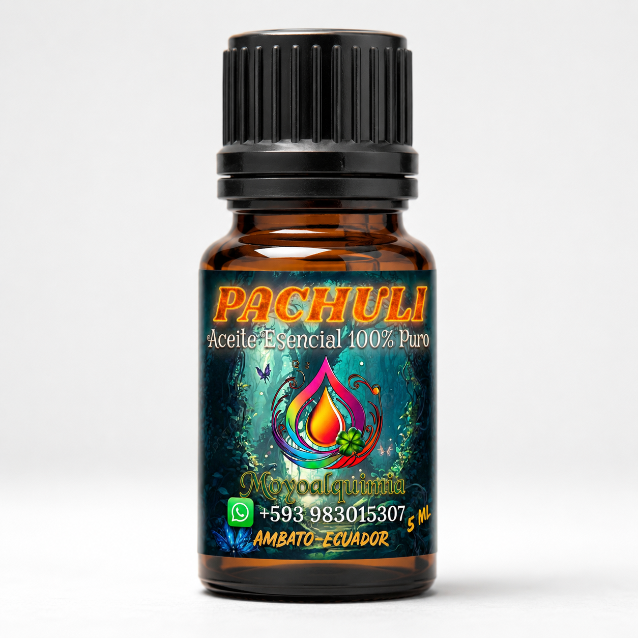 Aceite Esencial de Pachulí 1ml - 100% Puro