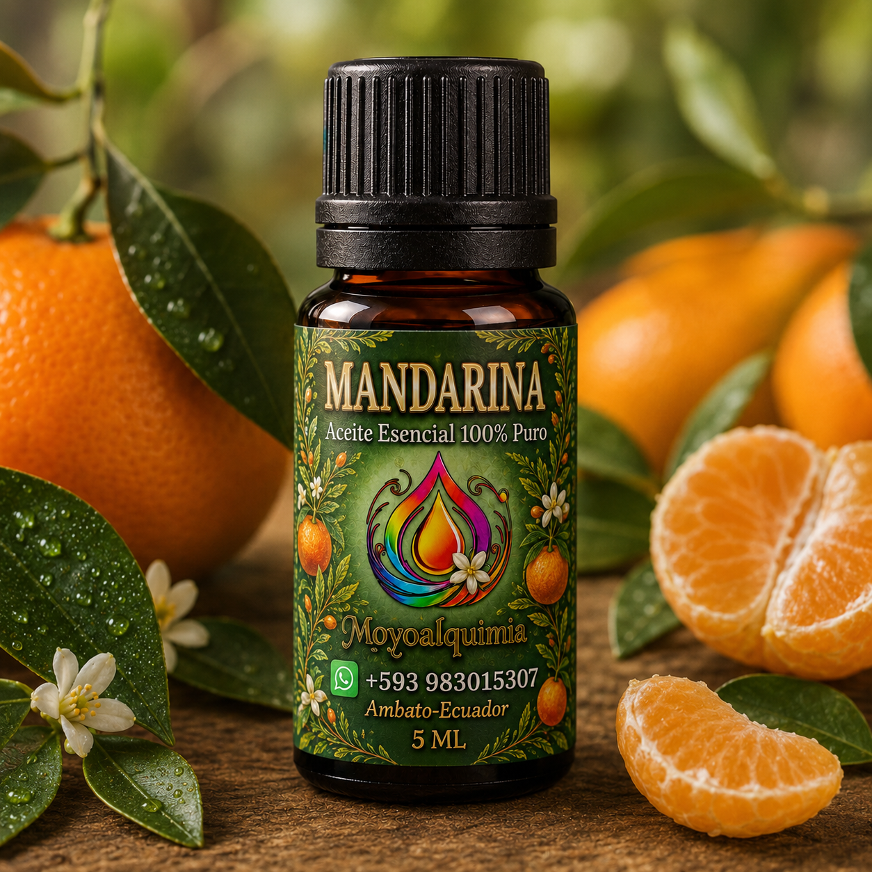 Aceite Esencial de Mandarina 1ml - 100% Puro