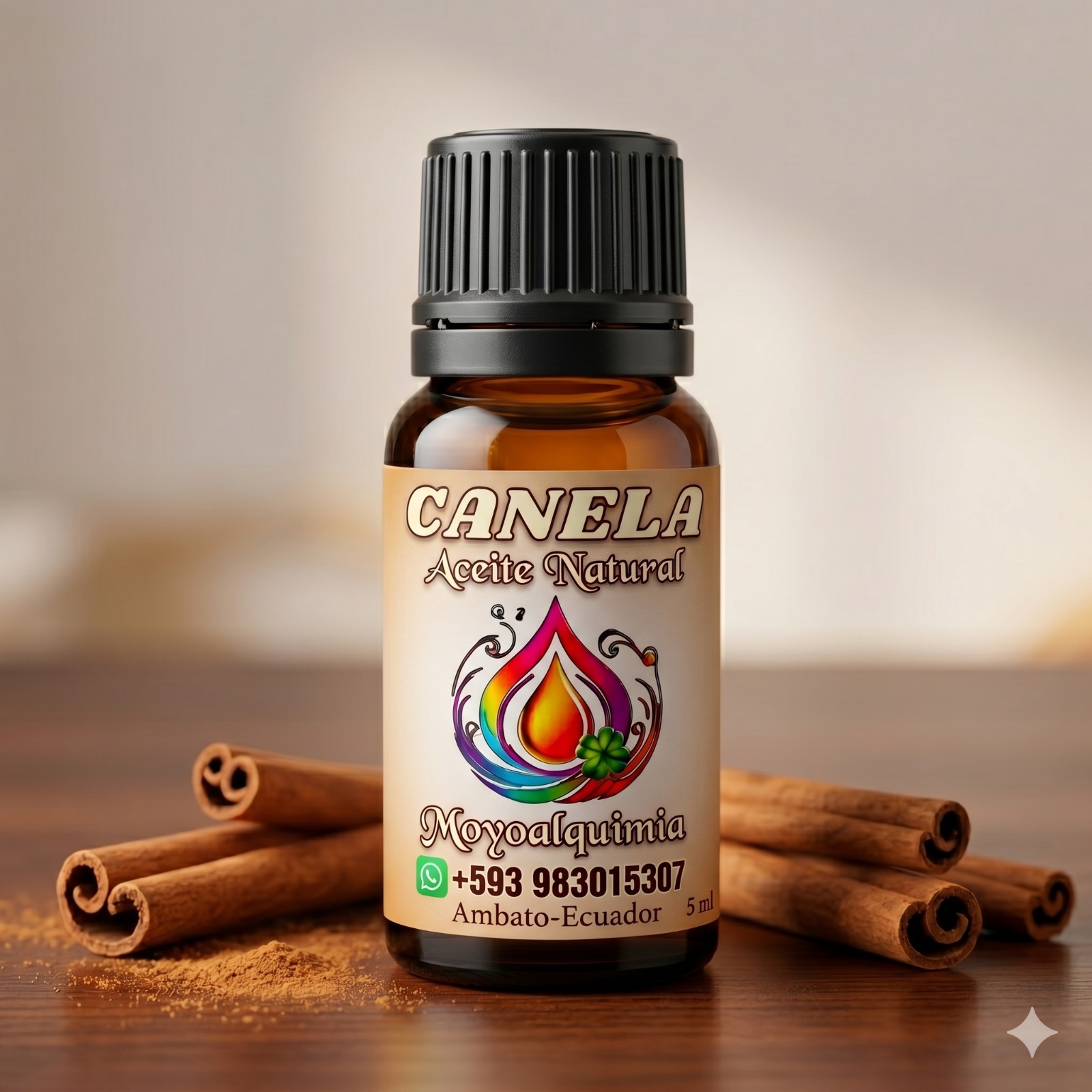 Aceite Esencial de Canela 5ml - 100% Puro