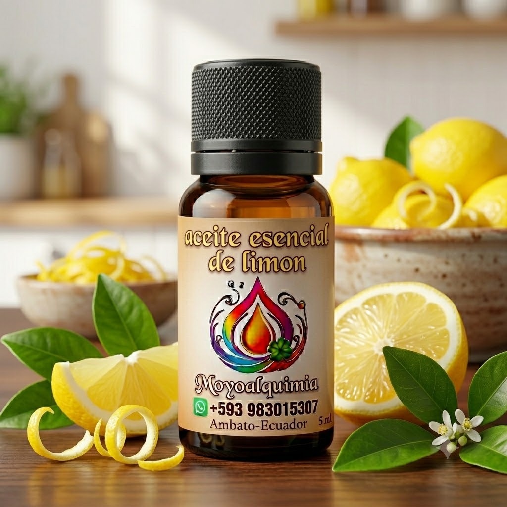 Aceite Esencial de Limón 5ml - 100% Puro