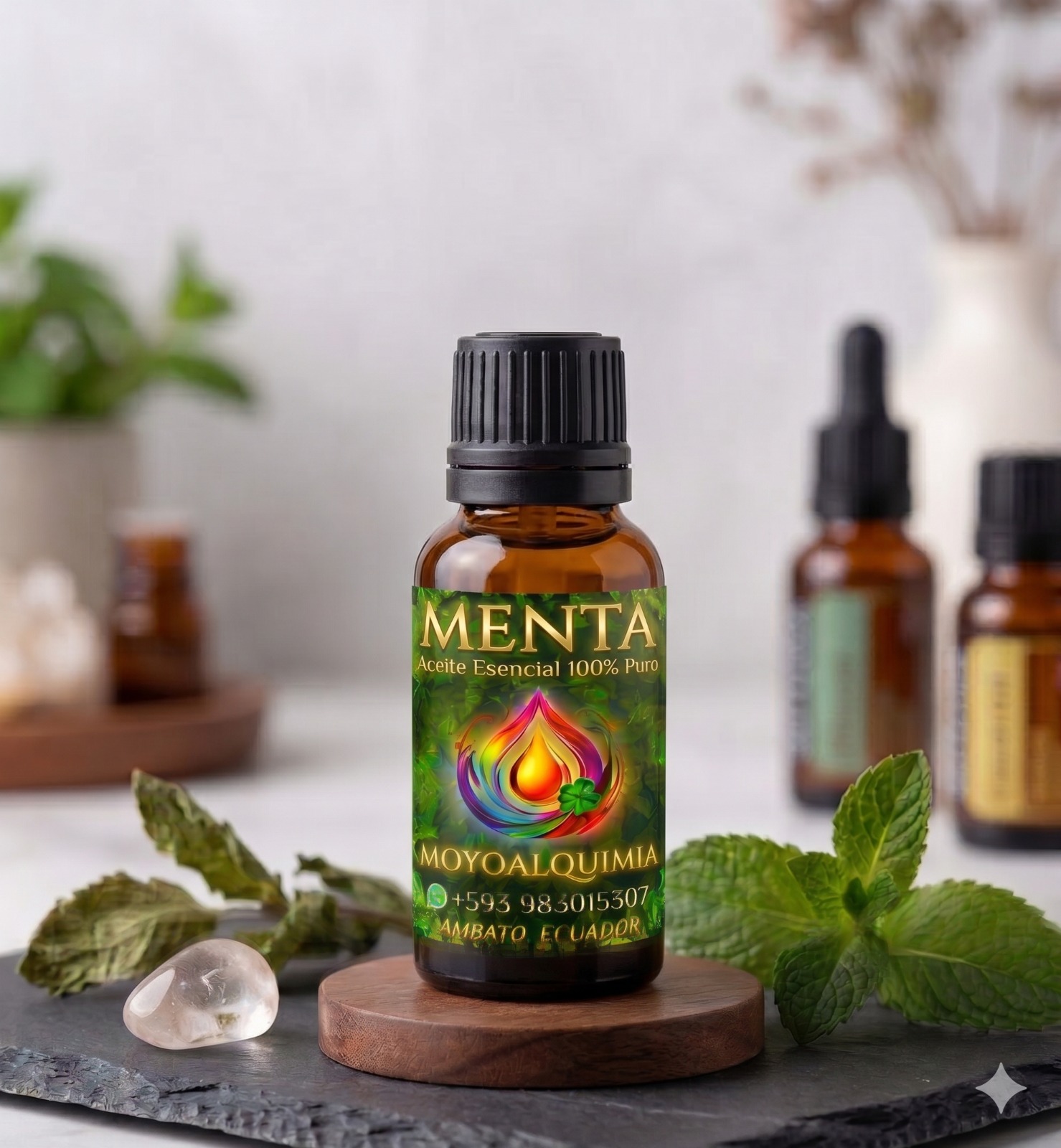 Aceite Esencial de Menta 5ml - 100% Puro